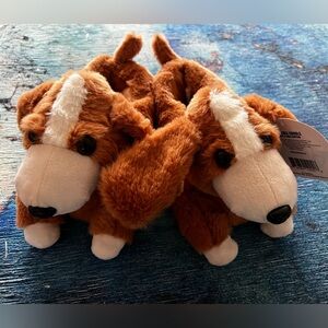 Brand new kids medium dog slippers